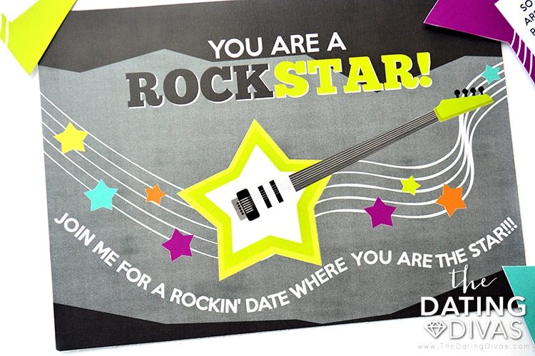 Rockstar Date Night Invite