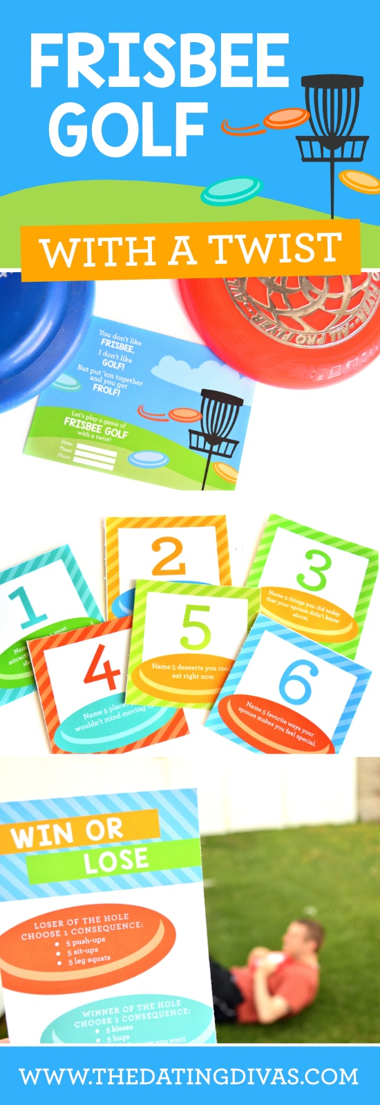 Have a fun, active date night with Frisbee Golf!