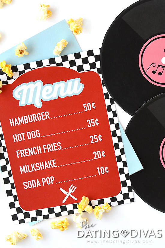 wendy-blastftp8 50's Style Diner Date Menu