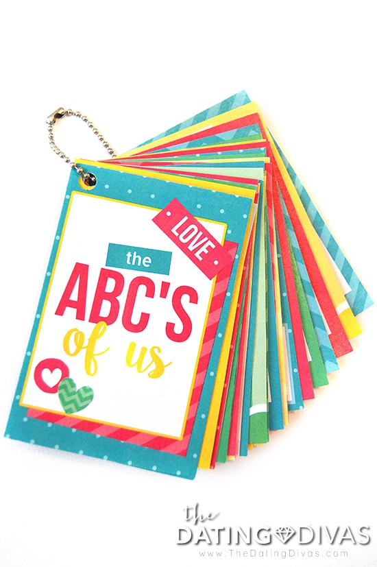 ABCs of Us alphabet gift printable