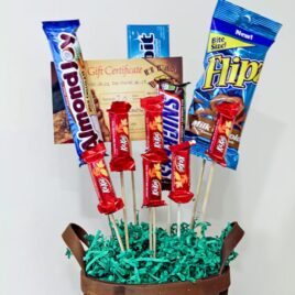 Valentine's Day candy bouquet