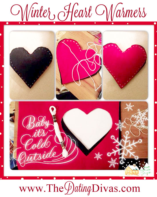 DIY winter heart warmers