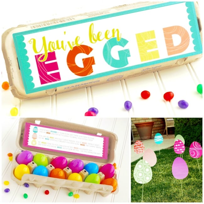 You've Been Egged Easter service idea printable