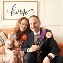 Enjoy Easter pictures with printable props. | Date Your Spouse