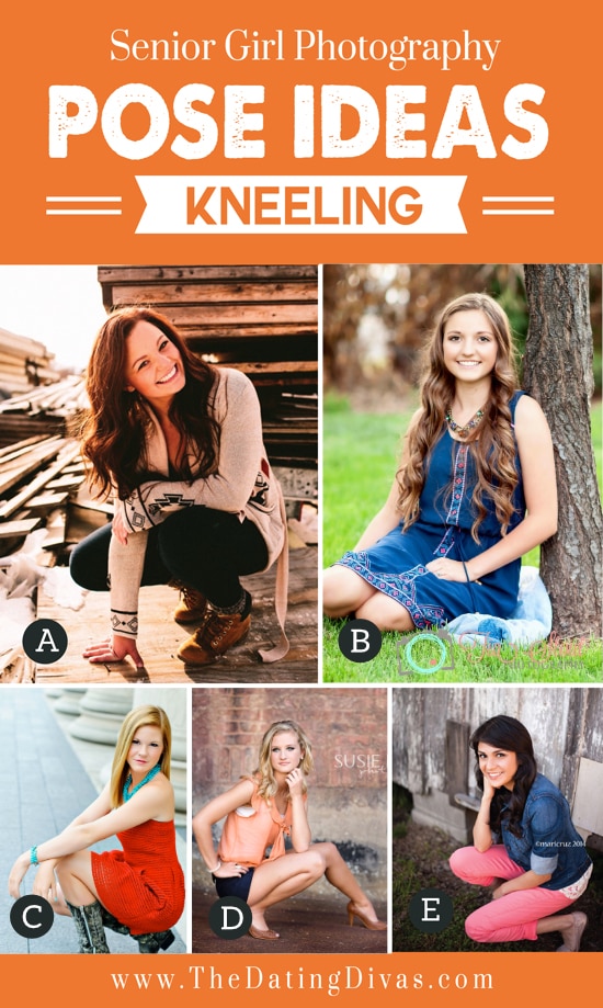 Photo shoot poses to do for your senior year photos - dateyourspouse.com A variety of high school senior year poses to do for your next photo shoot | The Dating Divas