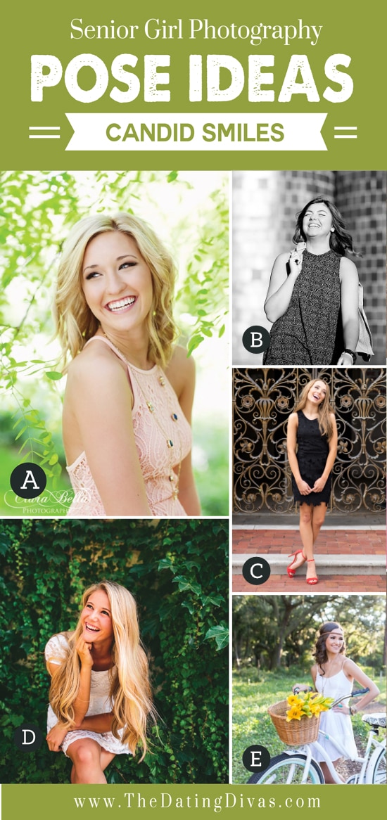Cute poses to do for a senior year photoshoot - dateyourspouse.com A variety of poses for senior year photoshoot | The Dating Divas