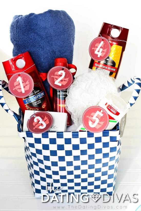 April Showers gift basket finished