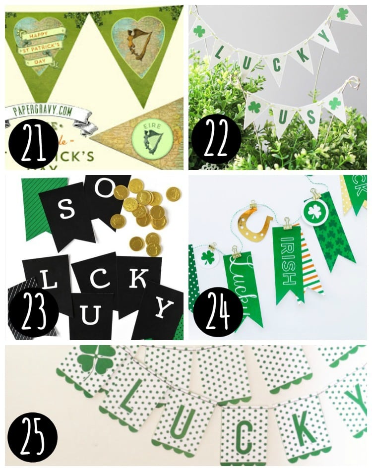 Free St. Patrick's Day Banners