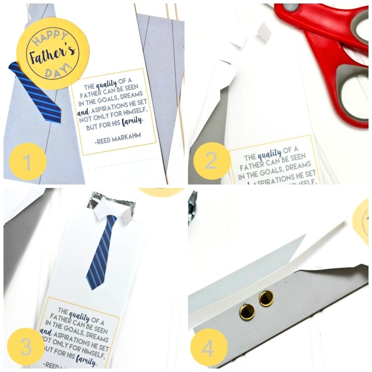Father's Day Business Suit Candy Bar Wrapper Template