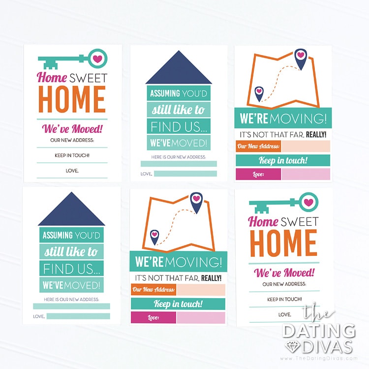 Moving Tips - Moving Announcement Cards