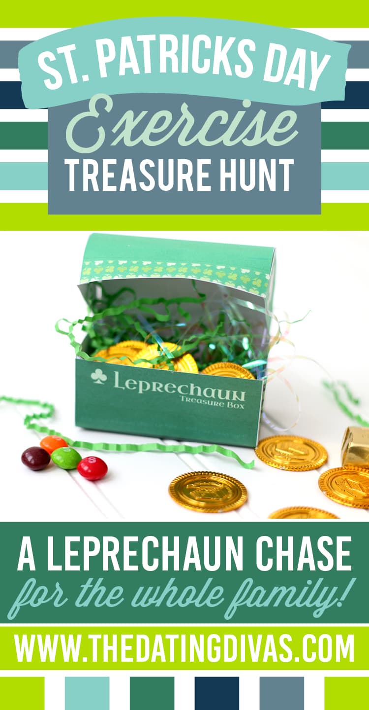 St. Patrick's Day Exercise Treasure Hunt for Kids