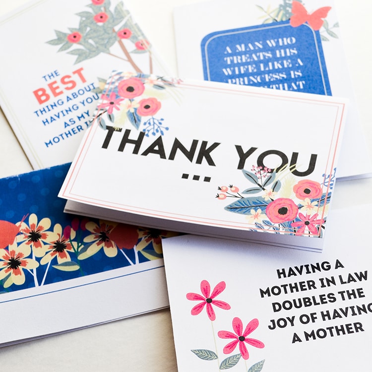 5 cards for your mother-in-law printables