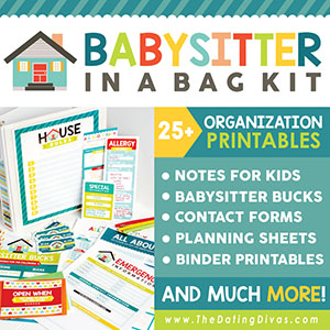 Babysitter Information Sheet Kit