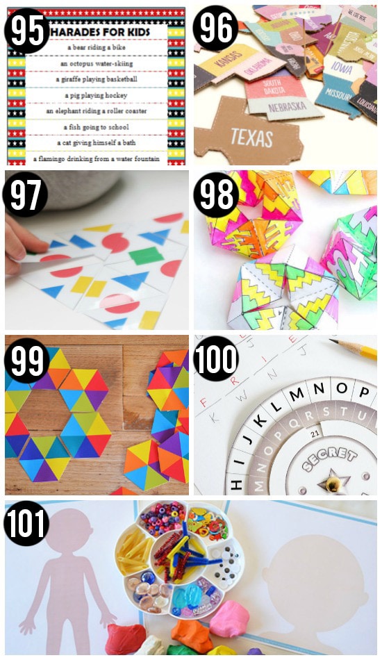 Free Printable Activities for Kids