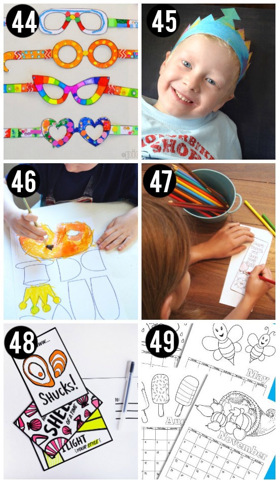 Free Art Printables for Kids