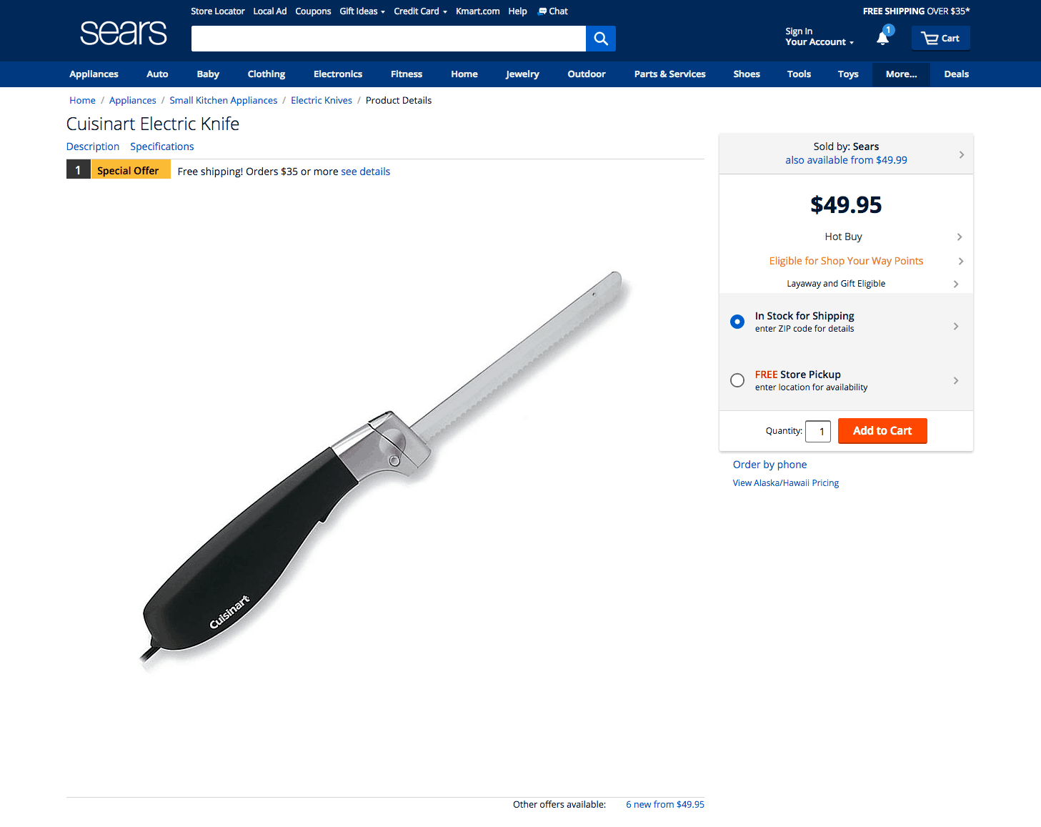 Father's Day Gift Idea Electric Knife