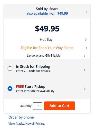 Free Shipping for Father's Day Sears.com