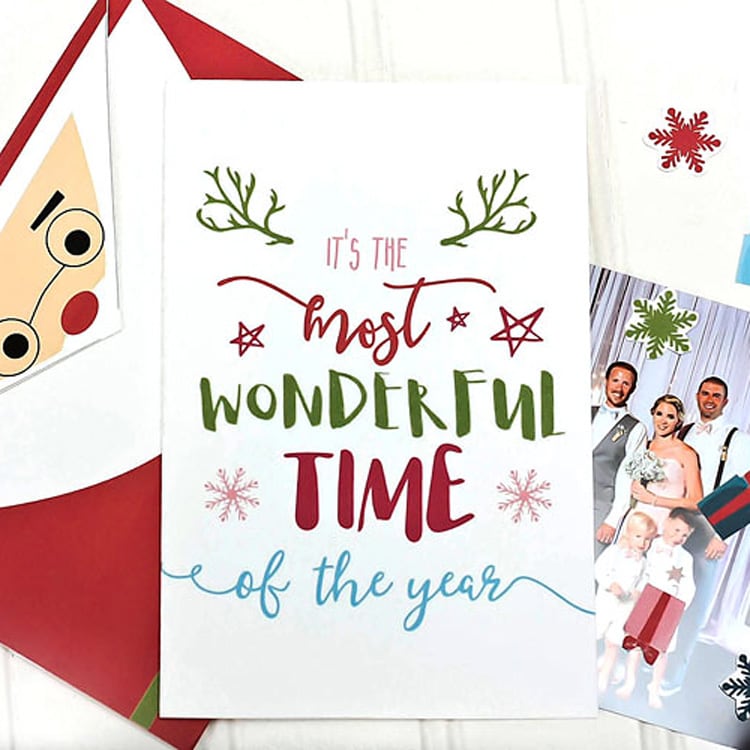 Christmas card prep date printables