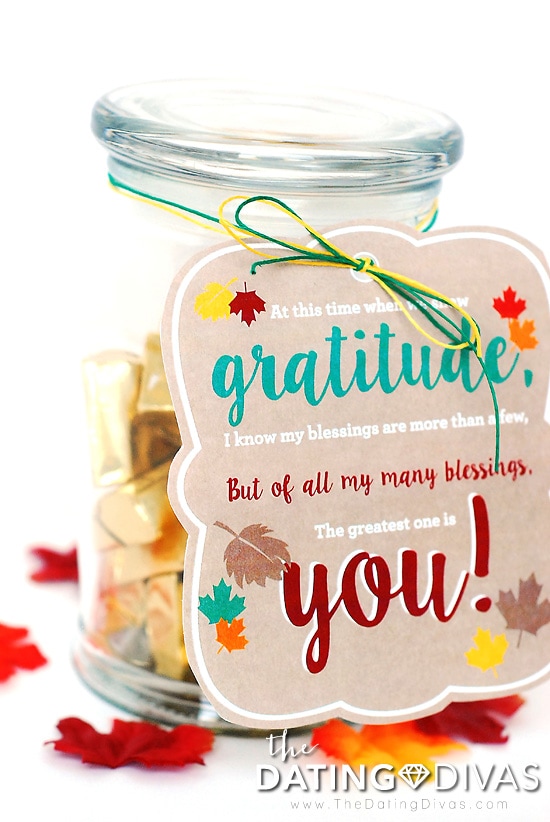 Gratitude Gift Idea Treat and Tag