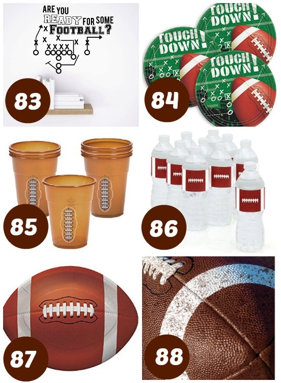Supplies for the best Super Bowl party on the block.