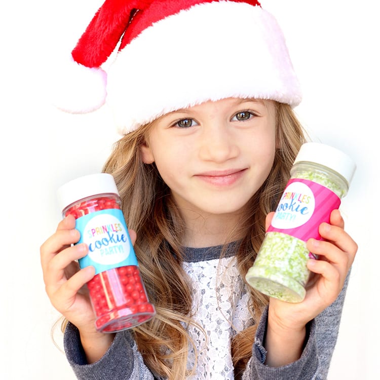 Christmas sprinkles and cookie party