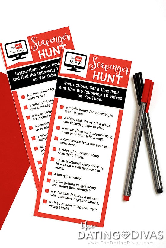 YouTube Scavenger Hunt