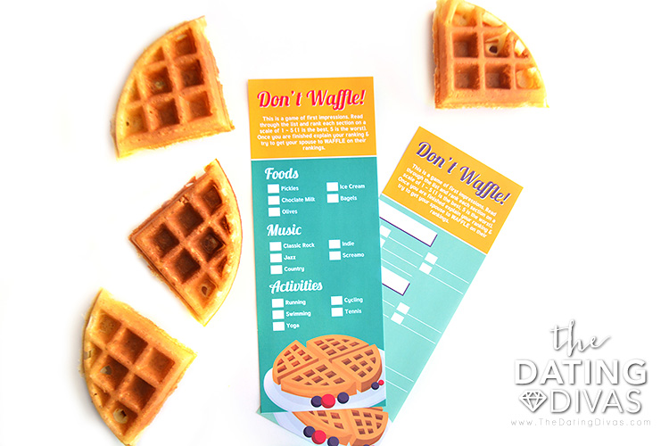 Waffle Date Night Game