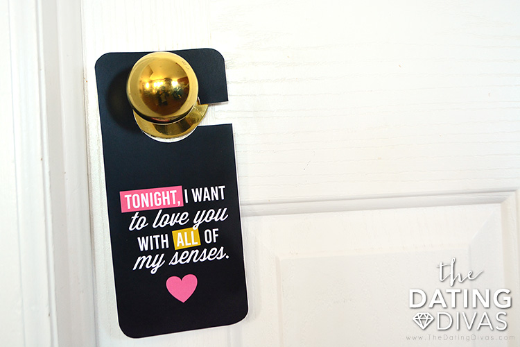 Invite your honey for a night alone with just your 5 senses.