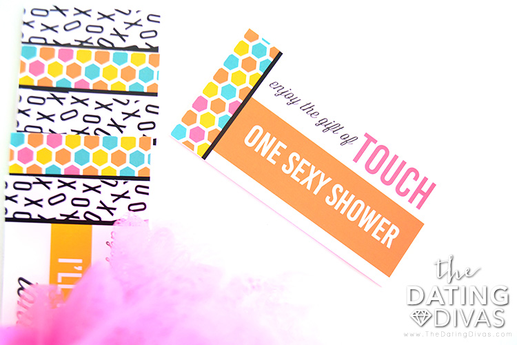 Give the gift of touch with the 5 senses sexy coupons booklet.