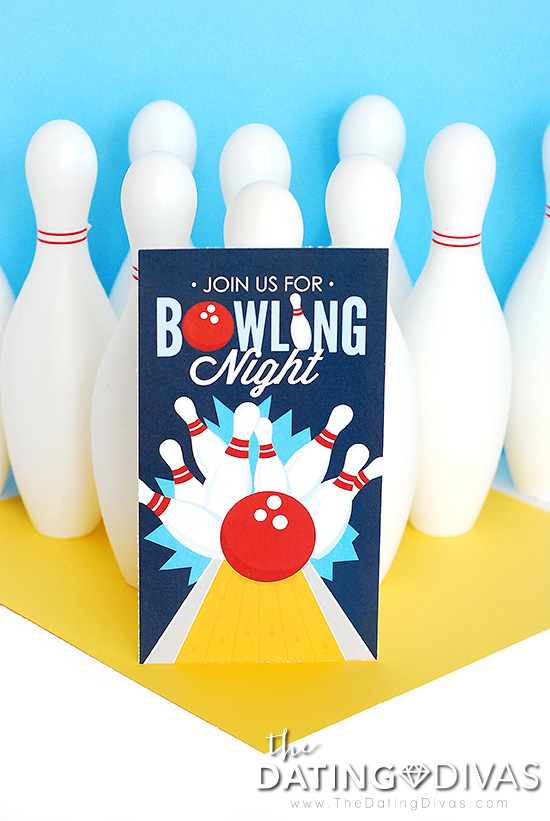 Fun Bowling Games Invitation