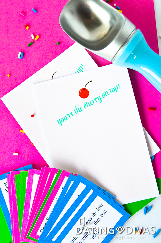 Candice-Get the Scoop-notes Ice Cream Date Love Note
