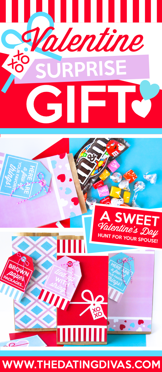 Erika-TiedToYou-PinterestPic This Valentine surprise hunt and gift idea is AMAZING!! Free, easy and fun! #datingdivas #valentinesurprise #cutevalentinesdaygifts #valentinesdayideas
