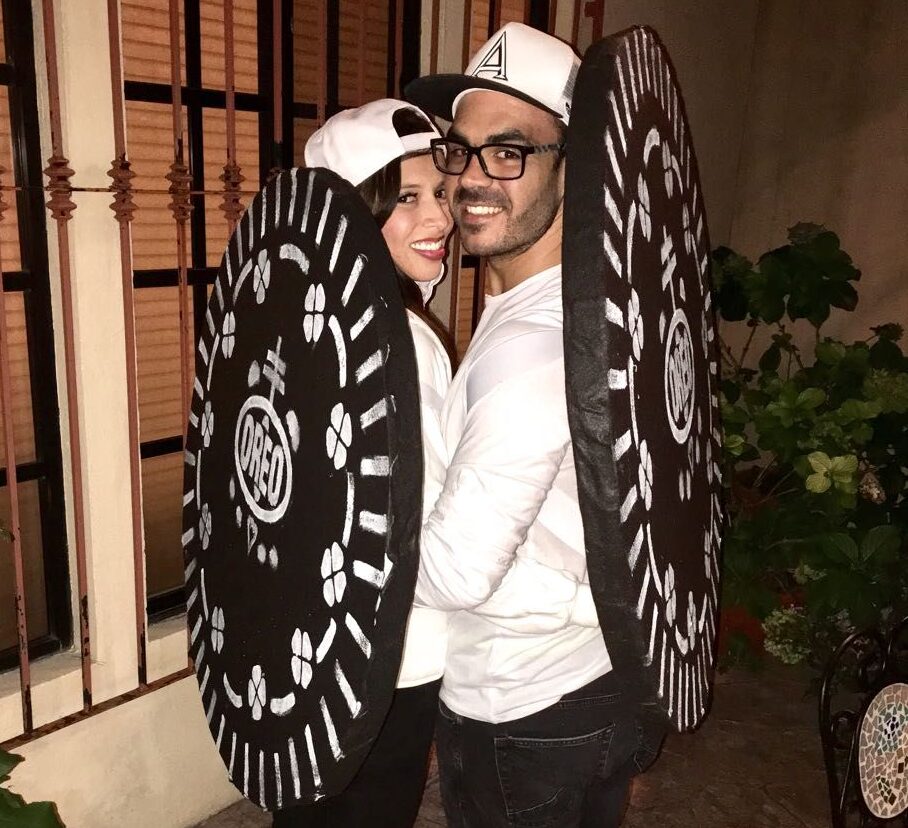 Oreo Cookie 2020 Halloween Costume - dateyourspouse.com Oreo cookie couples costume idea for you. | The Dating Divas
