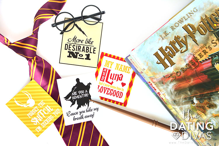 Harry Potter Valentine's Day cards