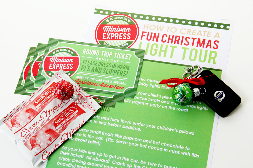 Holiday Minivan Express Countdown Activity
