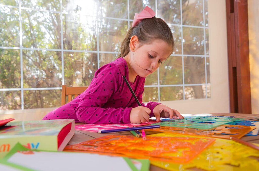 Stenciling Art Set for Kids | The Dating Divas
