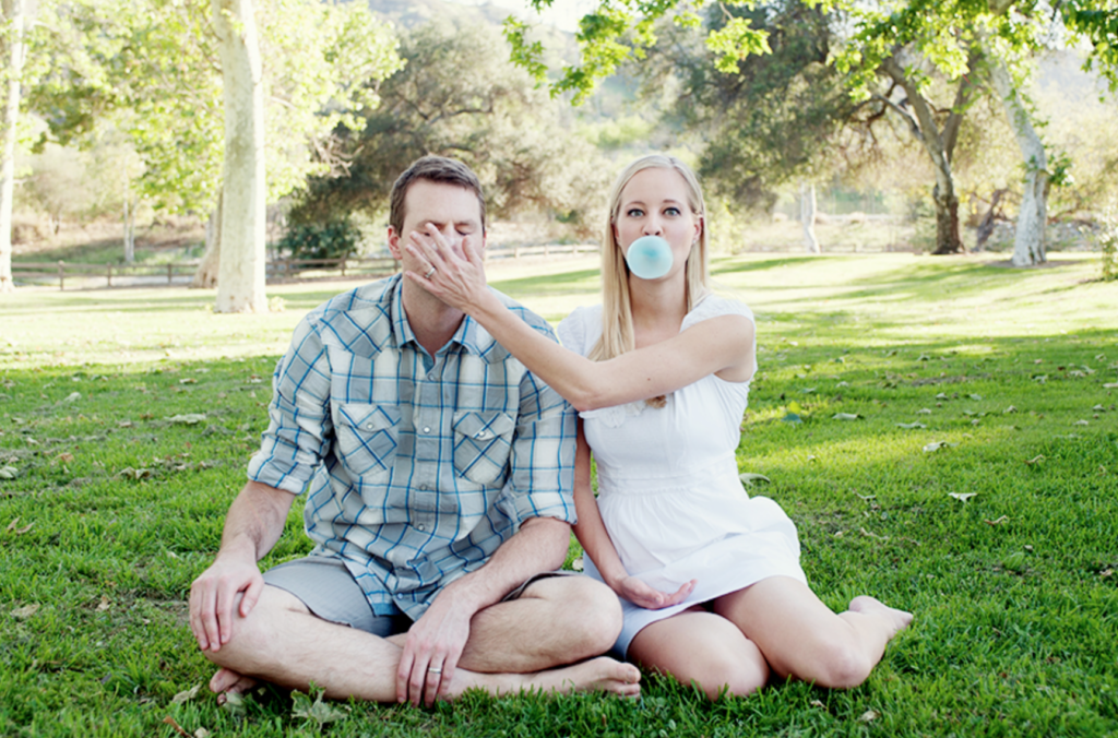 Use Bubble Gum to Reveal the Gender of the Baby | The Dating Divas