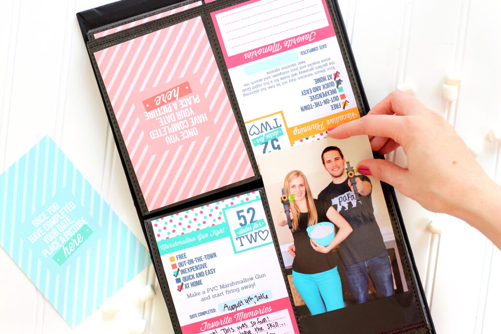 A date ideas book that make great anniversary gifts for him - dateyourspouse.com A book full of date ideas and other anniversary gifts for him. | The Dating Divas