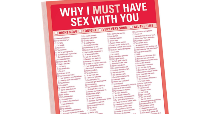 A checklist filled with romantic ideas for him - dateyourspouse.com Romantic ideas for him in a sexy time checklist. | The Dating Divas