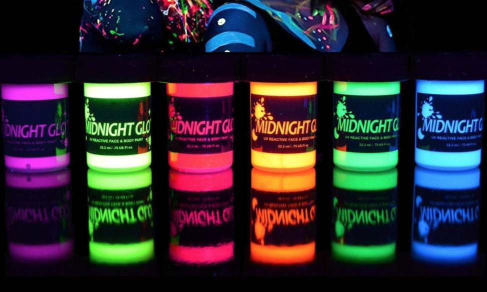 The best anniversary gifts for him to use in the bathtub - dateyourspouse.com Tons of different neon body paint to give as the best anniversary gifts for him. | The Dating Divas