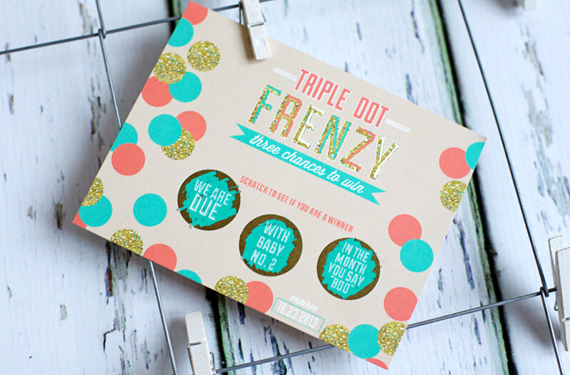 Scratch Off Baby Surprise Card for Your Spouse | The Dating Divas