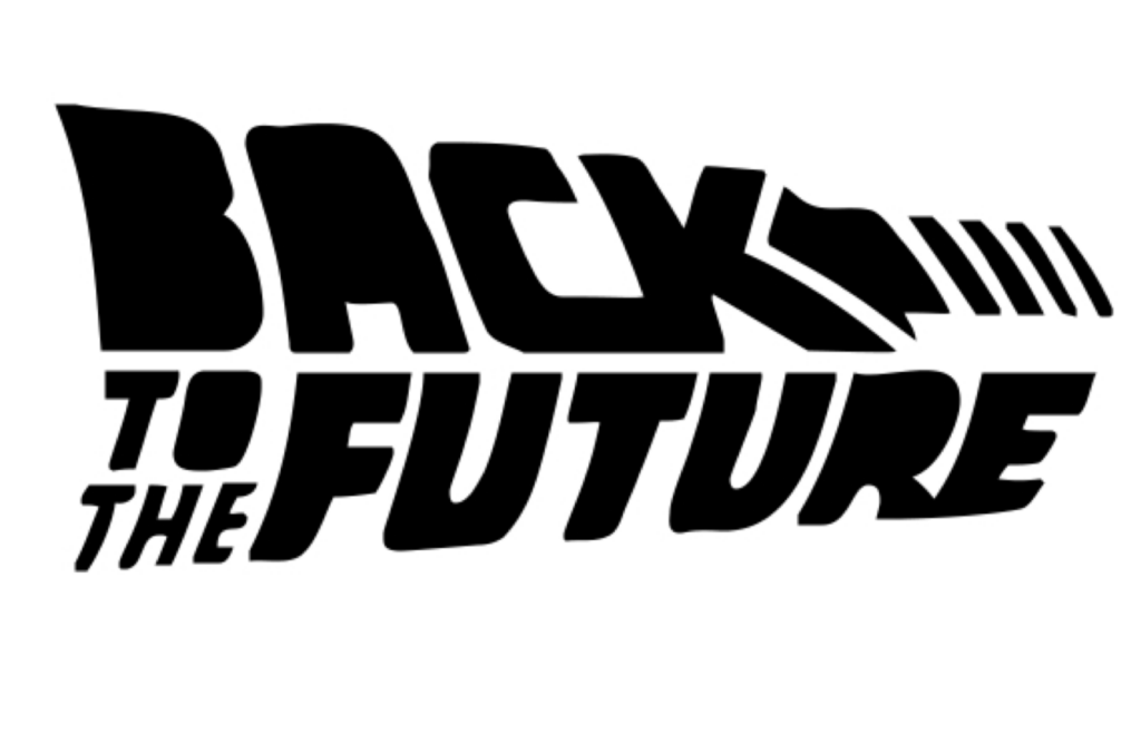 Back to the Future Pumpkin - dateyourspouse.com Back to the Future Halloween ideas and free pumpkin carving stencils. | The Dating Divas