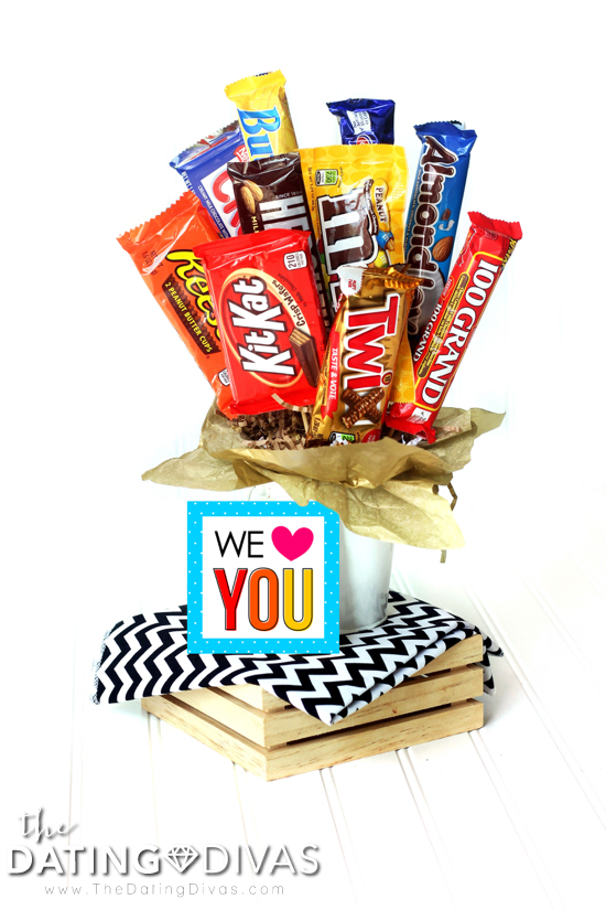 DIY Candy Bouquet - dateyourspouse.com