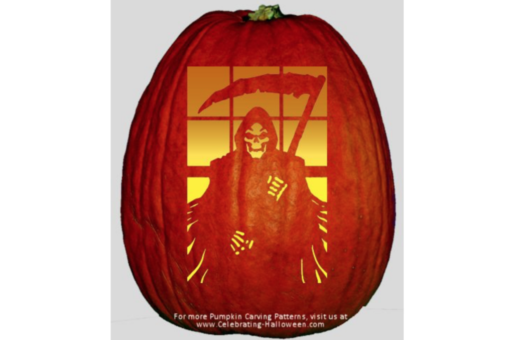 Grim Reaper Pumpkin Carving - dateyourspouse.com Grim Reaper Spooky Halloween Decor | The Dating Divas