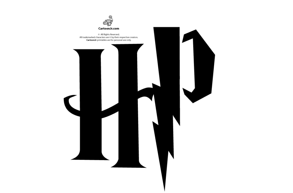 HP pumpkin - dateyourspouse.com Harry Potter, HP initials to carve into a pumpkin when you don't know what to carve. | The Dating Divas