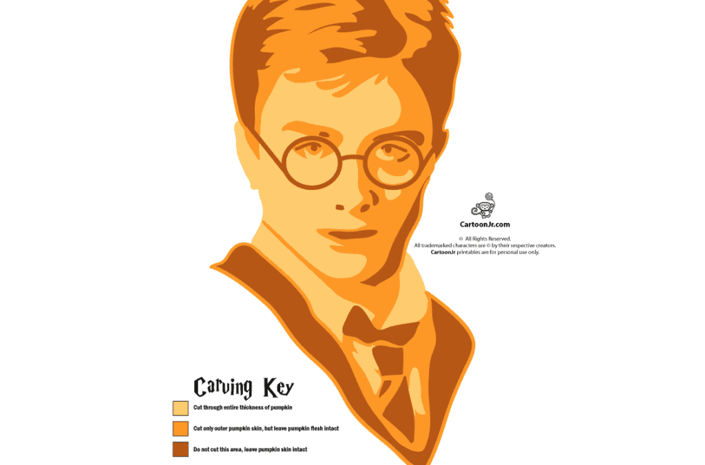 Harry Potter Pumpkin - dateyourspouse.com Harry Potter pumpkin stencils for free. | The Dating Divas