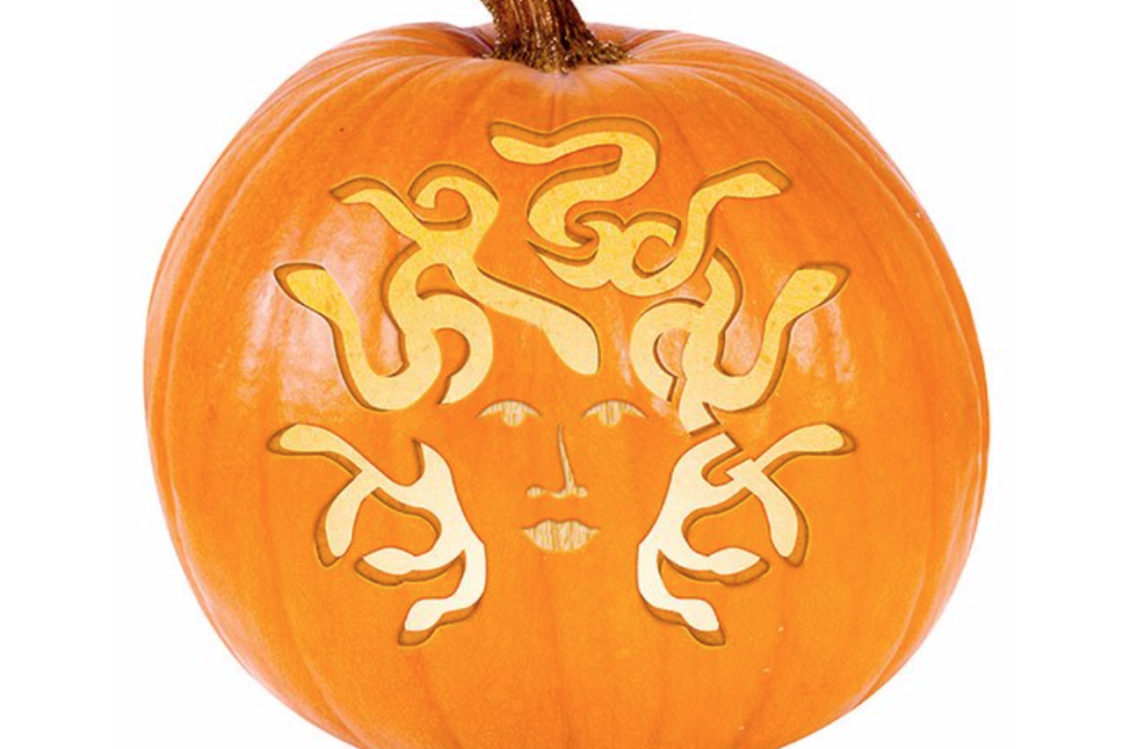 Medusa Pumpkin - dateyourspouse.com Medusa pumpkin carving ideas. | The Dating Divas