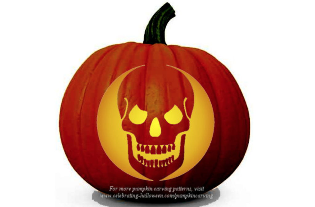 Skull Pumpkin - dateyourspouse.com Skull Carving Stencil for Pumpkins | The Dating Divas