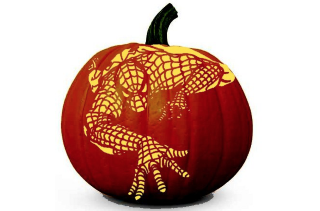 Spiderman Pumpkin Carving - dateyourspouse.com Spider-Man pumpkin carving stencils. | The Dating Divas