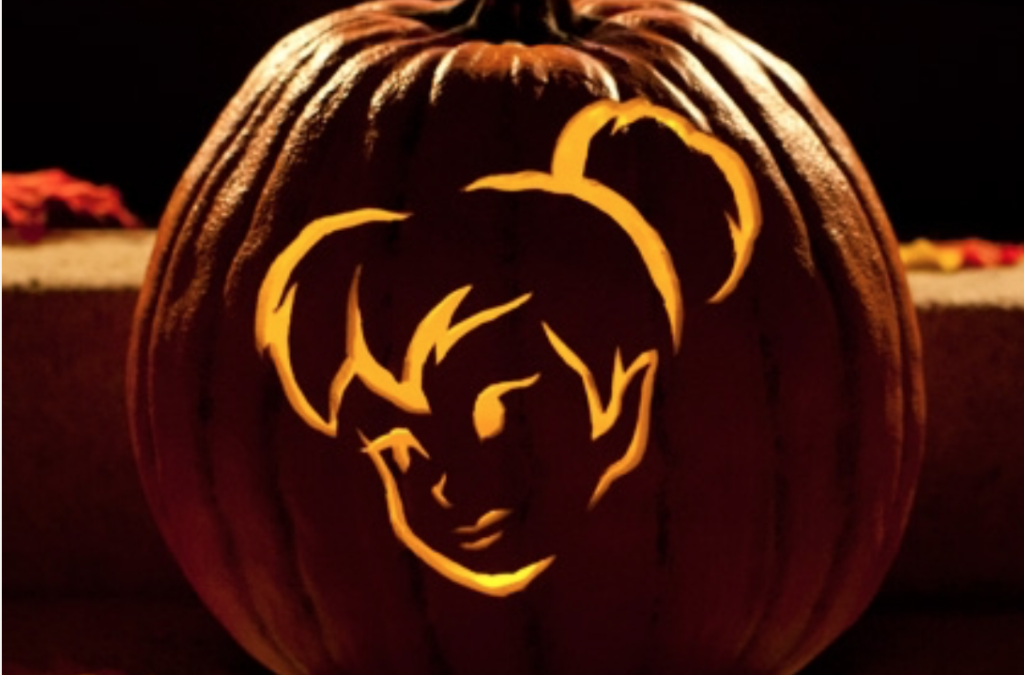 Tinkerbell Pumkin Carving - dateyourspouse.com Tinkerbell Free Printable Pumpkin Carving Stencil. | The Dating Divas